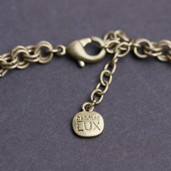 Carolee Lux Tranquil Blues Oval Frontal Necklace - Picture 3 of 6